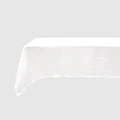 Bambury - Linen Tablecloth - Home (White) Linen Tablecloth