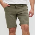 Jack & Jones - Regular Fit Denim Shorts - Denim (Deep Lichen Green) Regular Fit Denim Shorts