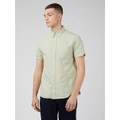 Ben Sherman - Signature Oxford Short Sleeve Shirt - Casual shirts (GREEN) Signature Oxford Short Sleeve Shirt