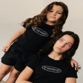 Insight - Teen Girls Hackers Baby Tee - Short Sleeve T-Shirts (BLACK) Teen Girls Hackers Baby Tee