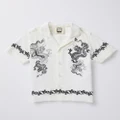 Insight - Boys Draco Short Sleeve Resort Shirt - Shirts & Polos (WHITE) Boys Draco Short Sleeve Resort Shirt