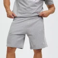 adidas Originals - 3 Stripe Shorts - Shorts (Medium Grey Heather) 3-Stripe Shorts