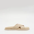 Atmos&Here - Charlie Sandals - Sandals (Natural Linen) Charlie Sandals