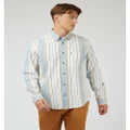 Ben Sherman - Long Sleeve Recycled Cotton Chambray Stripe Shirt - Casual shirts (NEUTRALS) Long Sleeve Recycled Cotton Chambray Stripe Shirt
