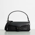 Coach - Polished Pebble Leather Tabby Shoulder Bag 20 - Handbags (Black) Polished Pebble Leather Tabby Shoulder Bag 20
