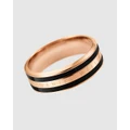 Daniel Wellington - Emalie Ring Black - Jewellery (Rose gold) Emalie Ring Black