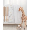 Living Textiles - Cot Waffle Blanket Savanna Babies - Nursery (Mutli) Cot Waffle Blanket - Savanna Babies