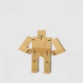 Areaware - Cubebot Small Robot Toy - Toys (Natural) Cubebot Small Robot Toy