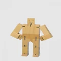 Areaware - Cubebot Medium Robot Toy - Toys (Natural) Cubebot Medium Robot Toy
