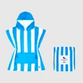 Dock & Bay - Poncho Mini Cabana Collection Bondi Blue - Pool Towels (Blue) Poncho Mini Cabana Collection Bondi Blue