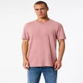 American Apparel - Unisex Short Sleeve CVC T Shirt - Short Sleeve T-Shirts (Heather Blush) Unisex Short Sleeve CVC T-Shirt