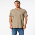American Apparel - Unisex Short Sleeve CVC T Shirt - Short Sleeve T-Shirts (Heather Bone) Unisex Short Sleeve CVC T-Shirt