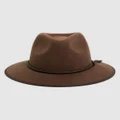 Billabong - Dutton Fedora Hat For Men - Hats (BROWN OLIVE) Dutton Fedora Hat For Men