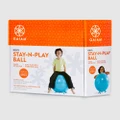 Gaiam - Kids Stay N Play Balance Ball Blue - Training Equipment (N/A) Kids Stay-N-Play Balance Ball - Blue