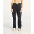 Lee - 90s Mid Baggy Jean - Relaxed Jeans (BLACK) 90s Mid Baggy Jean