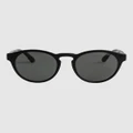 Roxy - Ivi P Polarized Sunglasses For Women - Sunglasses (BLACK/GREY PLZ) Ivi P Polarized Sunglasses For Women