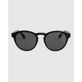 Roxy - Ivi P Polarized Sunglasses For Women - Sunglasses (BLACK/GREY PLZ) Ivi P Polarized Sunglasses For Women