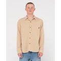 Rusty - Overtone Long Sleeve Linen Shirt - Long Sleeve T-Shirts (LFN) Overtone Long Sleeve Linen Shirt