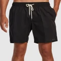 RVCA - Opposites Elastic Hybrid Amphibian Shorts For Men - Shorts (BLACK) Opposites Elastic Hybrid Amphibian Shorts For Men