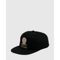RVCA - King Kobra Snapback Cap - Headwear (WASHED BLACK) King Kobra Snapback Cap