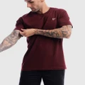 First Division - Performance Crest Tee - Short Sleeve T-Shirts (Oxblood) Performance Crest Tee