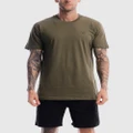 First Division - Performance Crest Tee - Short Sleeve T-Shirts (Olive) Performance Crest Tee
