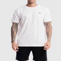 First Division - Performance Crest Tee - Short Sleeve T-Shirts (White) Performance Crest Tee