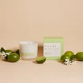 Palm Beach Collection - Jasmine & Lime 420g Scented Soy Candle - Home Fragrance (Green) Jasmine & Lime 420g Scented Soy Candle