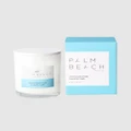 Palm Beach Collection - Salted Caramel & Vanilla 420g Scented Soy Candle - Home Fragrance (Blue) Salted Caramel & Vanilla 420g Scented Soy Candle