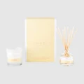 Palm Beach Collection - Coconut & Lime Mini Candle & Diffuser Gift Pack - Home Fragrance (Yellow) Coconut & Lime Mini Candle & Diffuser Gift Pack