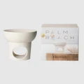 Palm Beach Collection - Ceramic Oil Burner - Home (White) Ceramic Oil Burner