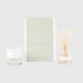 Palm Beach Collection - Clove & Sandalwood Mini Candle & Diffuser Gift Pack - Home Fragrance (Grey) Clove & Sandalwood Mini Candle & Diffuser Gift Pack