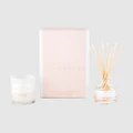 Palm Beach Collection - Vintage Gardenia Mini Candle & Diffuser Gift Pack - Home Fragrance (Pink) Vintage Gardenia Mini Candle & Diffuser Gift Pack