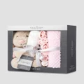 The Little Linen Company - Boxed Baby Gift Set Ballerina Bunny - Blankets (Pink) Boxed Baby Gift Set - Ballerina Bunny