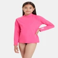 Zoggs - Bells Long Sleeve Top Kids Teens - Swimwear (Pink) Bells Long Sleeve Top - Kids-Teens
