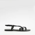 Atmos&Here - Jennifer Sandals - Sandals (Black Leather) Jennifer Sandals