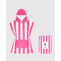 Dock & Bay - Poncho Mini Cabana Collection Phi Phi Pink - Pool Towels (Pink) Poncho Mini Cabana Collection Phi Phi Pink