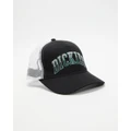 Dickies - Big League Trucker Cap - Headwear (Black & White) Big League Trucker Cap