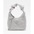 Guess - Lua Mini Hobo Bag - Handbags (Silver) Lua Mini Hobo Bag