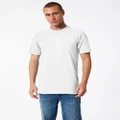 American Apparel - Unisex Fine Jersey Short Sleeve T Shirt - Short Sleeve T-Shirts (White) Unisex Fine Jersey Short Sleeve T-Shirt