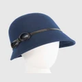 Max Alexander - Felt Navy Fashion Bucket Hat - Hats (Navy) Felt Navy Fashion Bucket Hat