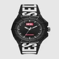 Diesel - Framed Black Analogue Watch - Watches (Black) Framed Black Analogue Watch