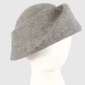 Max Alexander - Grey Winter Felt Designer Hat - Hats (Grey Marle) Grey Winter Felt Designer Hat