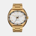 Nixon - Mullet Stainless Steel - Watches (Light Gold & White) Mullet Stainless Steel