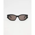 Saint Laurent - SL638001 - Sunglasses (Black) SL638001