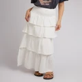 All About Eve - Rowie Maxi Skirt - Skirts (VINTAGE WHITE) Rowie Maxi Skirt