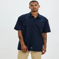 Dickies - 1574 SS Work Shirt - Casual shirts (Dark Navy) 1574 SS Work Shirt