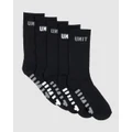 UNIT - Respond Bamboo 5 pack Socks - Underwear & Socks (MULTI) Respond Bamboo 5 pack Socks