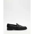 AERE - Leather Loafers - Flats (Black) Leather Loafers