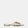 Naturalizer - Ashford Slide Sandal - Sandals (Dark Gold) Ashford Slide Sandal